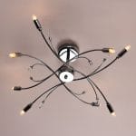 Φωτιστικό Οροφής 8 Φώτα με διακοσμητικά κρύσταλλα