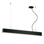Κρεμαστό φωτιστικό γραμμικό LED 30W σε μαύρο χρώμα