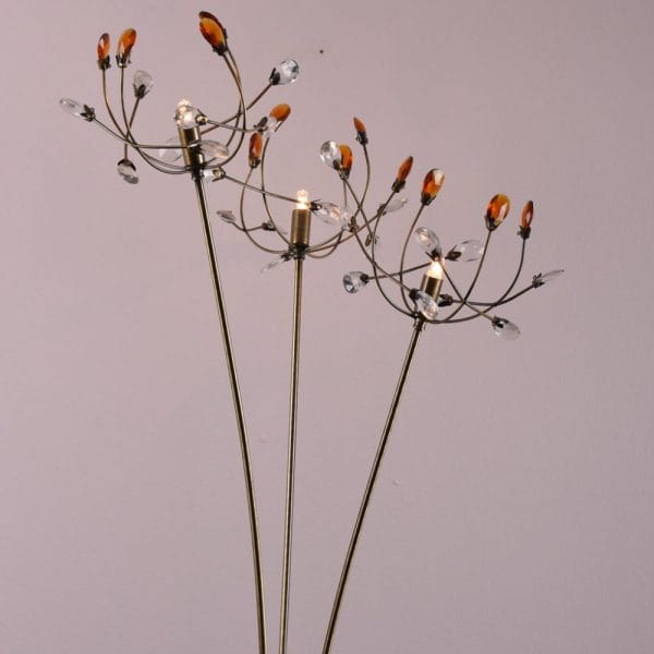 Επιδαπέδιο φωτιστικό 3 φώτα καλαθάκι σε απόχρωση οξυντέ - Image 2