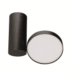 Φωτιστικό οροφής σποτ LED 18W Lotus σε μαύρο χρώμα