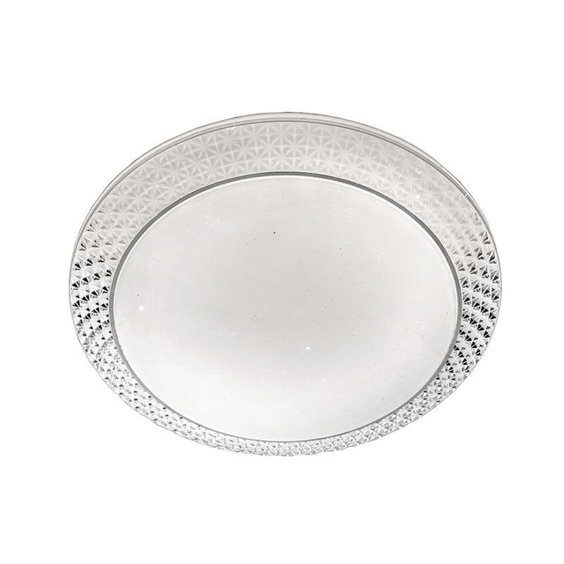 42164B Πλαφονιέρα οροφής LED 24W από λευκό ακρυλικό (42164-Β-Λευκό) - Image 1