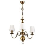 Κρεμαστό φωτιστικό από οξυντέ μέταλλο (5309-3Φ-Οξυντέ)