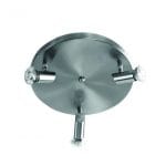 Επιτοίχιο σποτ από μέταλλο σε νίκελ ματ απόχρωση (9075-3Φ-Νίκελ Ματ)