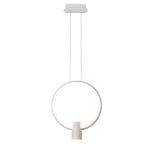 Κρεμαστό φωτιστικό LED μονόφωτο λευκό Sindy 4205900