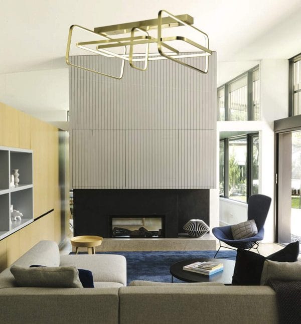 Φωτιστικό οροφής LED 80W χρώμιο από αλουμίνιο (6178-Β-Χρώμιο) - Image 2