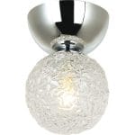 Φωτιστικό οροφής μονόφωτο χρώμιο Sylia 4239100