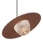 Κρεμαστό φωτιστικό 3/Φωτο χάλκινο Carmen 4246700 - Image 2