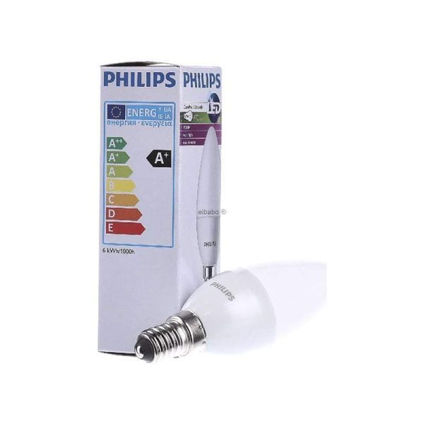 Λάμπα Philips LED Κερί 5W 470lm E14 230V 6500K Ψυχρό Λευκό - Image 2