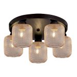 Οροφής φωτιστικό 5/Φωτη πλαφονιέρα Loren 4165400