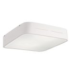 Οροφής φωτιστικό πλαφονιέρα λευκή 380X380 Terry 4104300