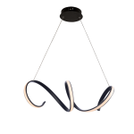 Κρεμαστό φωτιστικό LED 40W 2400LM 3000K μαύρο Cleo