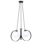 Κρεμαστό Φωτιστικό 3/Φωτο Μαύρο Bubble