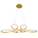 Κρεμαστό Φωτιστικό LED 53W Χρυσό Jill