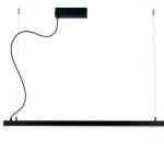 Φωτιστικό Οροφής Γραμμικό LED 100cm Μαύρο Lynne