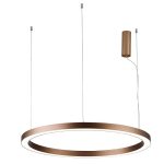Κρεμαστό Φωτιστικό LED 60W Καφέ Χρώμα D:780 Choco