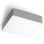 Πλαφονιέρα Οροφής LED Ασημί L:300X300 Donousa