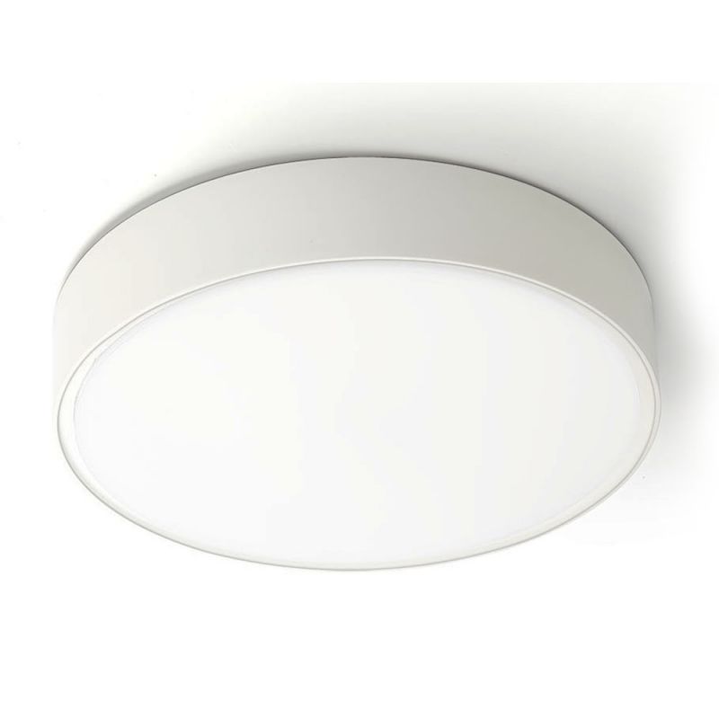 610ba7c4e8605_4209401 Πλαφονιέρα LED Λευκή D:300 Donousa - Image 1