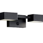 Φωτιστικό Επιτοίχιο Απλίκα Μαύρη LED Nosto
