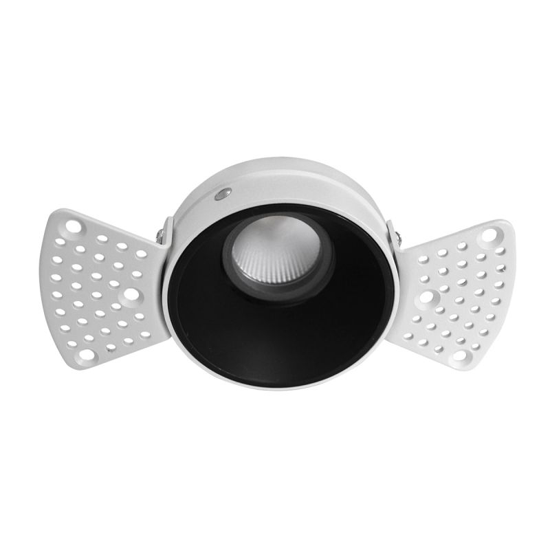 63933eafb3fc2_3914-111b-3-s-38 Trimless Σποτ Μαύρο 12W 3000K 38° Alea - Image 1