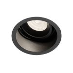 Μαύρη Βαθιά Adj.Στρογγυλή Βάση-Απαιτείται LED Module