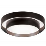 Φωτιστικό Οροφής LED πλαφονιέρα 48W 3600Lm 3000K Mαύρο χρώμα Grant