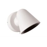 Φωτιστικό Επιτοίχιο LED Απλίκα με Διακόπτη Λευκή Enzo