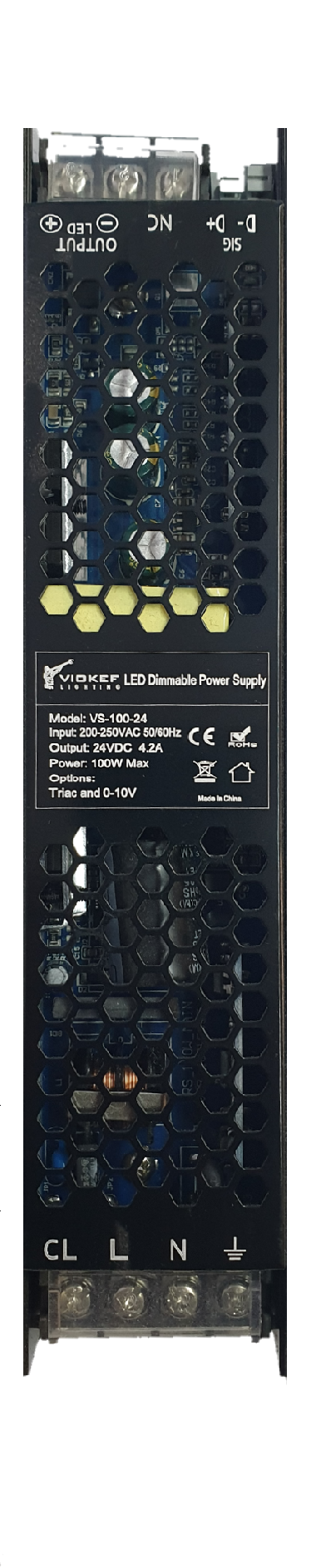 63ac2f083b381_008015-1 Power supply 24VDC 100W IP20 Triac & 0-10 Dim - Image 1