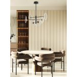 Κρεμαστό Φωτιστικό LED 6/Φωτο Μαύρο - Χρυσό Sun - Image 2