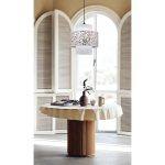 Κρεμαστό Φωτιστικό Μονόφωτο PVC D35cm Mozaika - Image 2