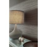 Επιτραπέζιο Φωτιστικό Λάμπα Γκρι με Καπέλο D:300 Lana - Image 2