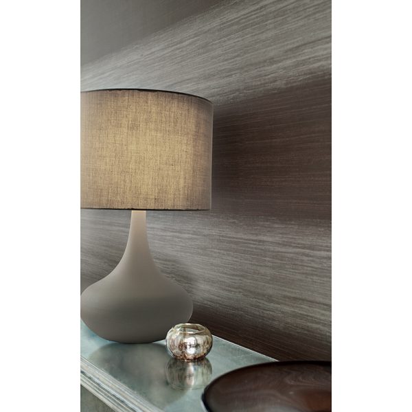 Επιτραπέζιο Φωτιστικό Λάμπα Γκρι με Καπέλο D:300 Lana - Image 2