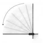 Επιτοίχιο Φωτιστικό Απλίκα Κινητή LED 12W Μαύρη Felix