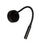 Φωτιστικό Επιτοίχιο Απλίκα Μαύρη Κινητή Flex Ivor