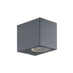 Απλίκα Εξωτ. Χώρου Ανθρακί Τετράγωνη Tilos