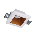 Χωνευτό Σποτ Γύψινο Τετράγωνο Flame