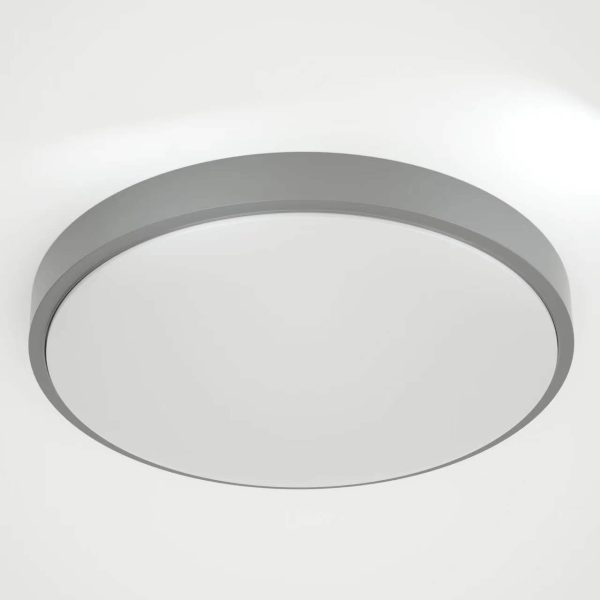 Torch LED 18W 3CCT Εξωτ. Χώρου Οροφής Γκρι D:28cmx5,3cm Ιt-Lighting  (80300330) - Image 2