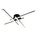 Φωτιστικό οροφής Linear LED 29W 4050Lm από αλουμίνιο σε μαύρο χρώμα