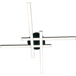 Φωτιστικό οροφής Linear LED 29W 4050Lm από αλουμίνιο σε μαύρο χρώμα - Image 2