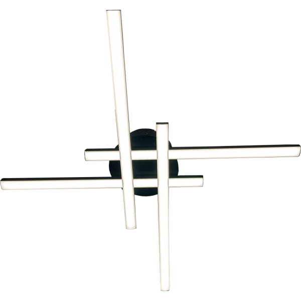 Φωτιστικό οροφής Linear LED 29W 4050Lm από αλουμίνιο σε μαύρο χρώμα - Image 2