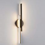 Φωτιστικό Επίτοιχο Απλίκα LED 45cm Μαύρο Χρώμα