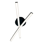 Φωτιστικό οροφής X LED 17W 2450Lm από αλουμίνιο σε μαύρο χρώμα - Image 2