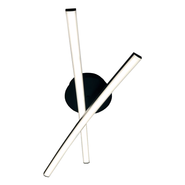 Φωτιστικό οροφής X LED 17W 2450Lm από αλουμίνιο σε μαύρο χρώμα - Image 2