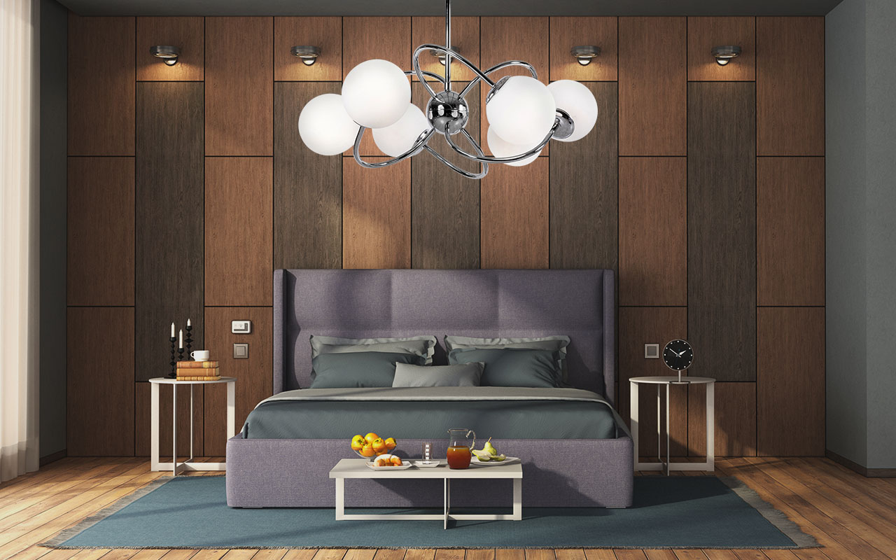 Μοντέρνα φωτιστικά για κρεβατοκάμαρα που ξεχωρίζει
