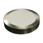 Στρόγγυλo εξωτερικό LED Panel 18W 6000Κ Inox