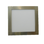 Τετράγωνο χωνευτό LED Panel 18W 4000Κ Inox
