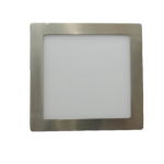 Τετράγωνο χωνευτό LED Panel 20W 4000Κ Inox