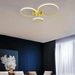 Φωτιστικό οροφής LED SEVILLA GOLD με ασύρματο χειριστήριο