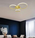 Φωτιστικό οροφής LED SEVILLA GOLD με ασύρματο χειριστήριο