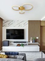 Φωτιστικό οροφής LED SEVILLA WOOD με ασύρματο χειριστήριο