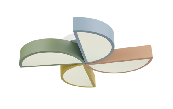 Παιδικό Φωτιστικό οροφής LED FLOWER με ασύρματο χειριστήριο - Image 2